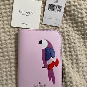 Kate Spade Pink and Purple Passport wallet